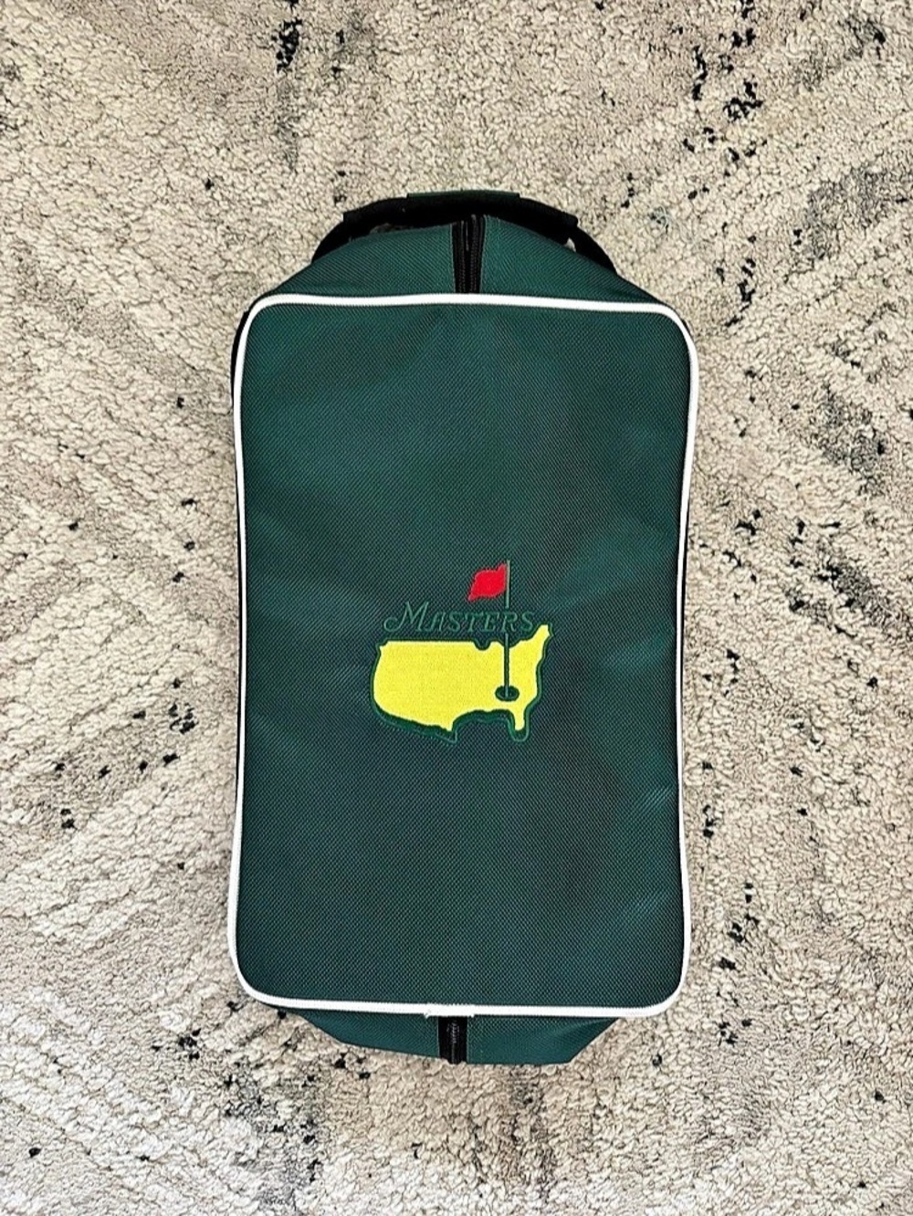 Masters Tournament Golf Shoe Bag Green & Black NWT